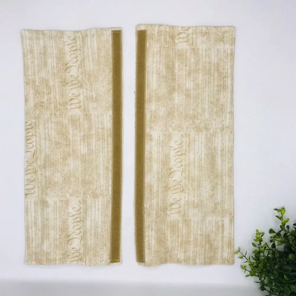 Set of 2 Refrigerator Handle Covers, Reversible, Neutral 'We The People